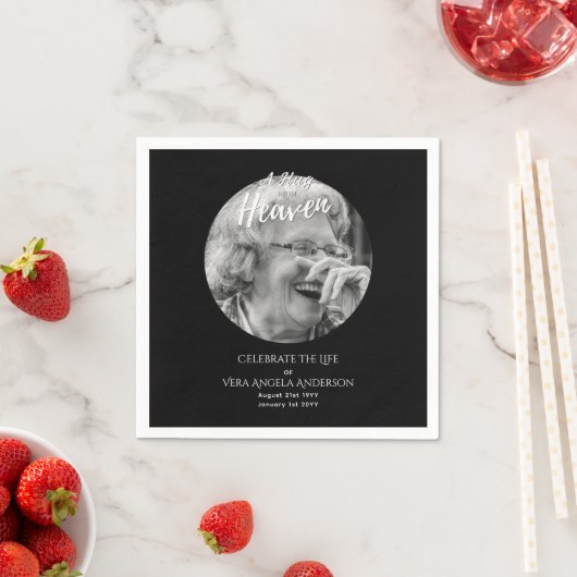 生涯葬式お祝い記念写真展 スタンダードカクテルナプキン (インサイチュ)