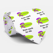 生涯退職したスローガンの仕事から ネクタイ (ロール)