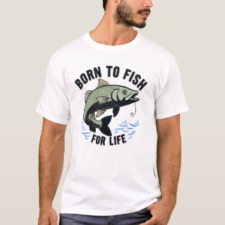 生涯釣り人として生まれてきた者 Tシャツ