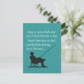 生涯魚釣り ポストカード (スタンド正面)