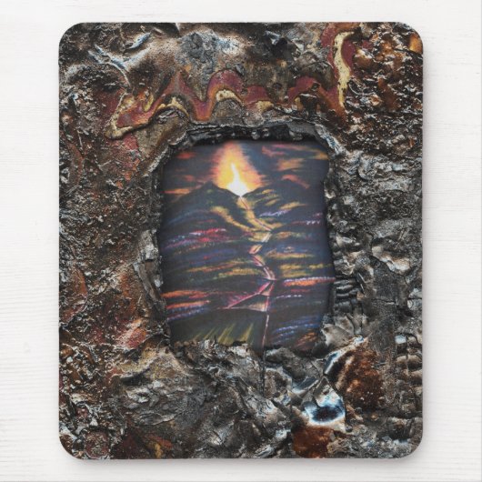 生焼け供え物の道 マウスパッド (正面)