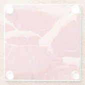 生牛肉の柄 ガラスコースター (裏面)