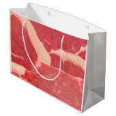 生牛肉の柄 ラージペーパーバッグ (裏面アングル)