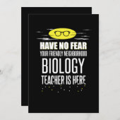 生物すごい先生 – 恐れなし シーズンカード (正面/裏面)