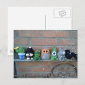 生物とキャラクター ポストカード (正面/裏面)