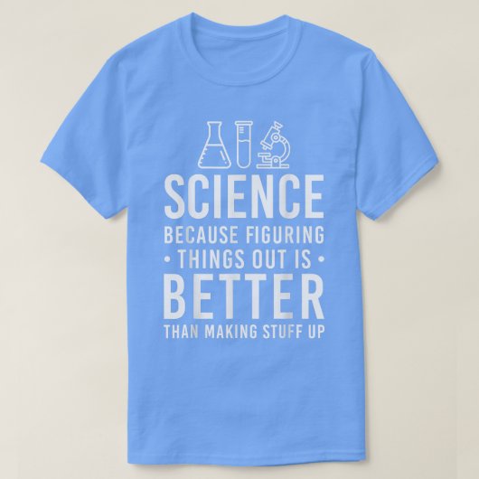 生物の化学を解明する科学 Tシャツ (デザイン正面)