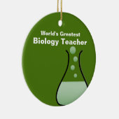 生物パーソナライズされた先生オーナメント セラミックオーナメント (右)
