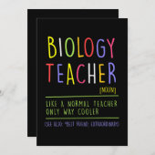 生物先生生教え物学教え系 シーズンカード (正面/裏面)