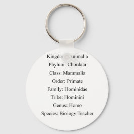 生物分類 – 生物学先生 キーホルダー