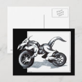 生物力学的ドラコニック三輪 ポストカード (正面/裏面)