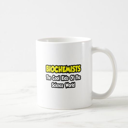 生物化学家…科学クール界の子供たち コーヒーマグカップ (右)