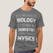 生物化学物理科学 Tシャツ (正面)