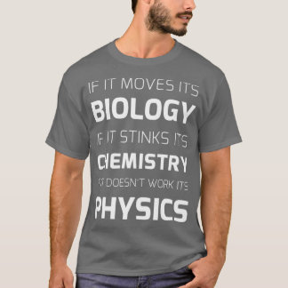 生物化学物理科学 Tシャツ
