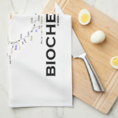 生物化学(Krebs周期)によって動力を与えられる キッチンタオル (四つ折り)