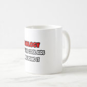 生物医おもしろい師のシャツと贈り物 コーヒーマグカップ (正面右)