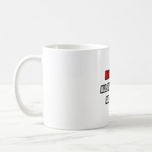 生物医おもしろい師のシャツと贈り物 コーヒーマグカップ (左)