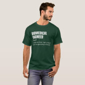 生物医学エンジニアの仕事の定義Tシャツ Tシャツ (正面フル)