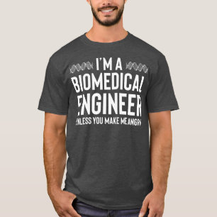 生物医学エンジニアリングアパレルトおもしろいップ Tシャツ