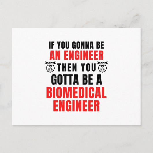 生物医学技術者 ポストカード (正面)