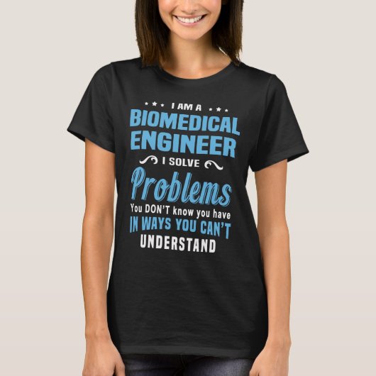 生物医学技術者 Tシャツ (正面)