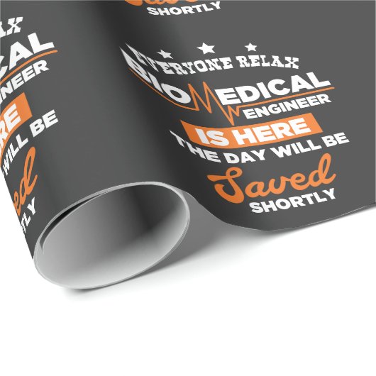 生物医学的なエンジニアリングの服装の実験室の恋人のギフト ラッピングペーパー (ロールコーナー)