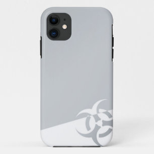 生物危険の生物学的災害［有害物質］の原子核グラフィック iPhone 11 ケース