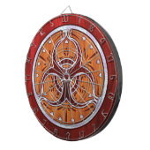 生物危険の象眼細工II ダーツボード (正面右)