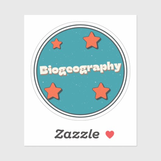 生物地理学 シール (シート)