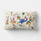 生物多様体幾何学 | Wassily Kandinsky | ランバークッション (正面)