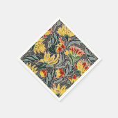 生物多様性天然フローラプリント スタンダードカクテルナプキン (角)
