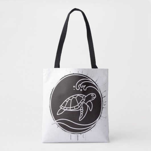 生物多様性、海生息地、エコアートTシャツ トートバッグ (正面)