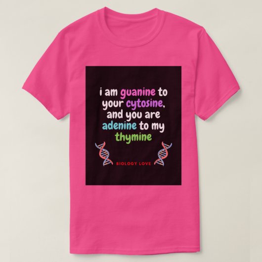 生物学おたく愛t tシャツ (デザイン正面)