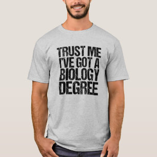 生物学おもしろい卒専攻の業バイオ先生ユーモア Tシャツ