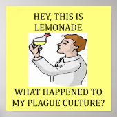 生物学おもしろい研究所のジョーク ポスター (正面)