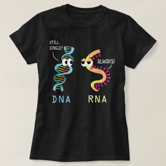 生物学おもしろい誇りを持った生物学微生物学DNA RNA Tシャツ (デザイン正面)