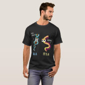 生物学おもしろい誇りを持った生物学微生物学DNA RNA Tシャツ (正面フル)
