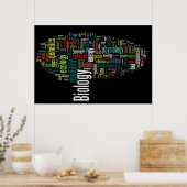 生物学がNo.5ブラックを悩ませる ポスター (キッチン)