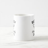 生物学それはあなたの上に成長 コーヒーマグカップ (中央)
