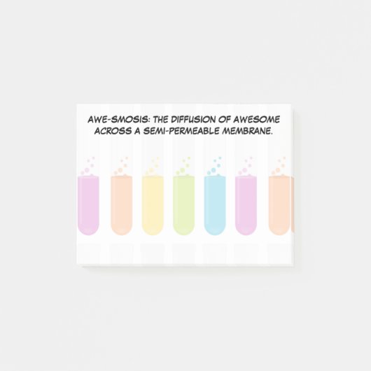 生物学と化学の先生:科学は素晴らし ポストイット (正面)