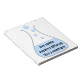 生物学と化学:教えの科学は素晴らし ノートパッド (アングル)