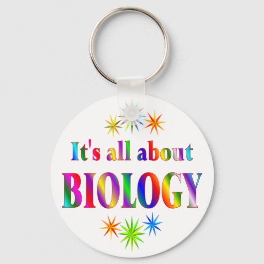 生物学について キーホルダー (正面)