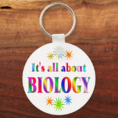 生物学について キーホルダー (正面)