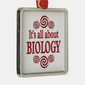 生物学について メタルオーナメント (右)