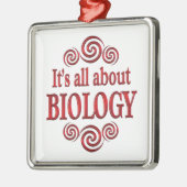 生物学について メタルオーナメント (左)