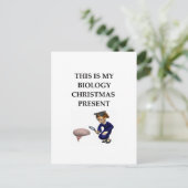 生物学のクリスマス・ジョーク シーズンポストカード (スタンド正面)