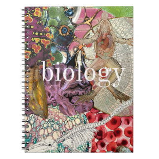 生物学のタペストリー: 華やかなコラージュ ノートブック