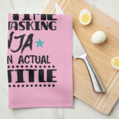 生物学の先生はフルタイムの場合のみ数々の キッチンタオル (四つ折り)