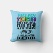 生物学の先生はフルタイムの場合のみ数々の クッション (正面)