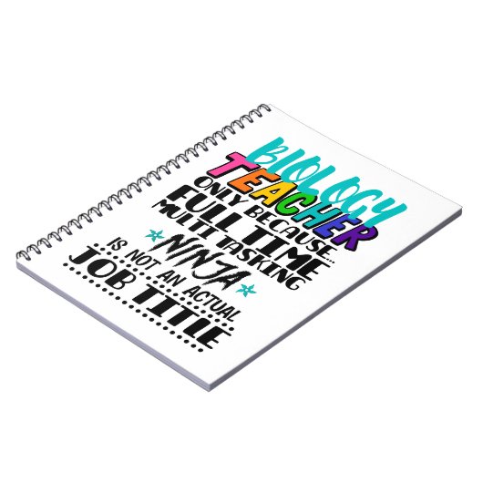 生物学の先生はフルタイムの場合のみ数々の ノートブック (左側)