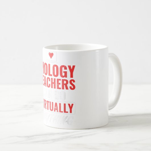 生物学の先生はHから実質的に何でも働く コーヒーマグカップ (正面右)